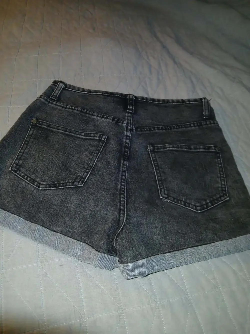 FB Sister High Waist Button Fly Denim Shorts Size M